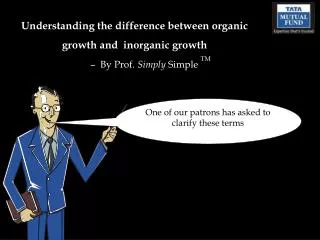 Understanding the difference between organic growth and inorganic growth