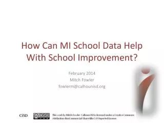 How Can MI School Data Help With School Improvement?
