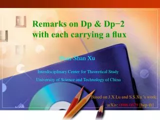 Remarks on Dp &amp; Dp−2 with each carrying a ﬂux