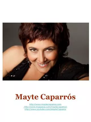 Mayte Caparrós maytecaparros myspace/maytecaparros1