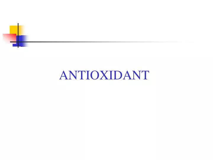 antioxidant