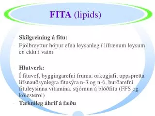 FITA (lipids)