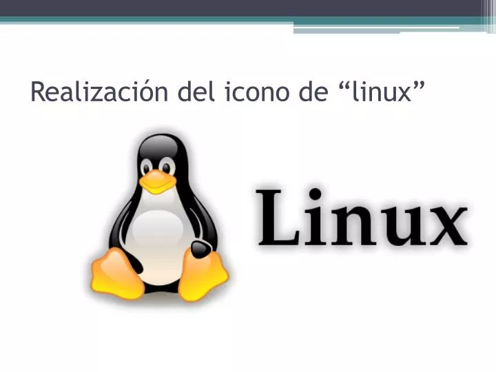realizaci n del icono de linux
