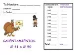 CALENTAMIENTO PUNTOS DE SCORE PARTICIPACION - slide 1