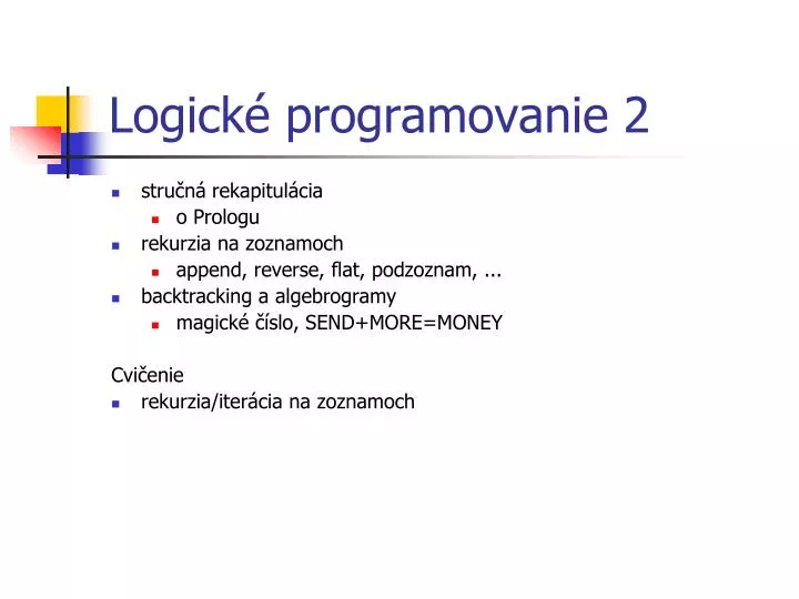 logick programovanie 2