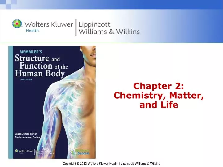 chapter 2 chemistry matter and life