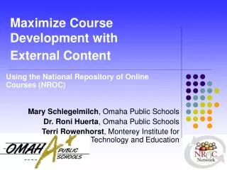 Maximize Course Development with External Content  