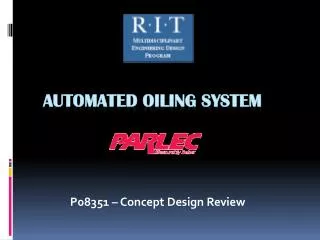 Automated Oiling System