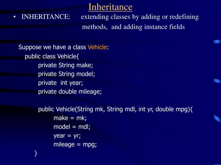 inheritance