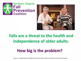 Falls are a threat to the health and independence of older adults.