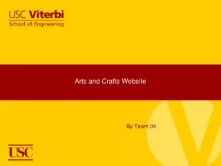 Arts and Crafts Website