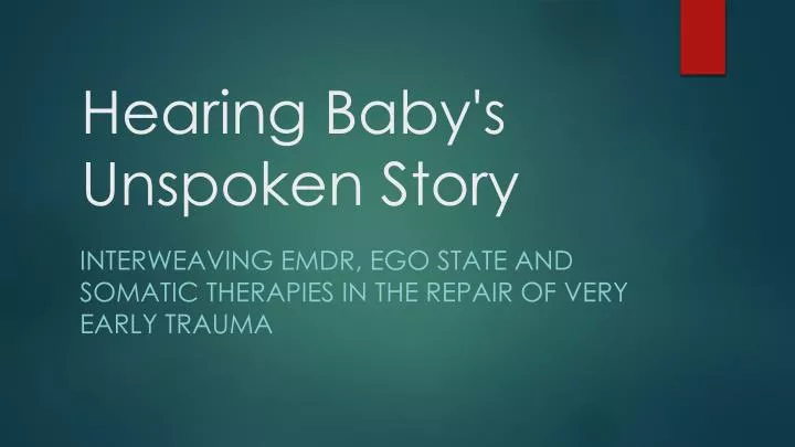 hearing baby s unspoken story