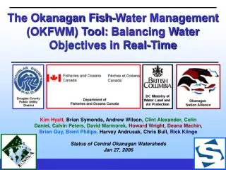 The Okanagan Fish-Water Management (OKFWM) Tool: Balancing Water Objectives in Real-Time