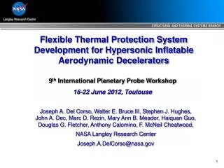 Flexible Thermal Protection System Development for Hypersonic Inflatable Aerodynamic Decelerators