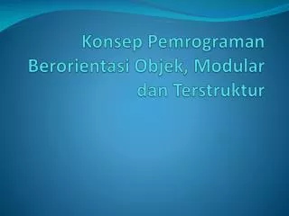 PPT - KONSEP PEMROGRAMAN PowerPoint Presentation, Free Download - ID ...