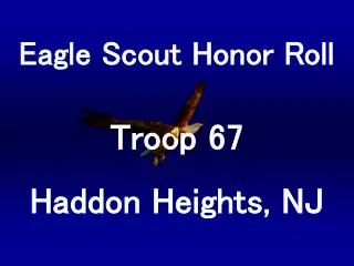 Eagle Scout Honor Roll