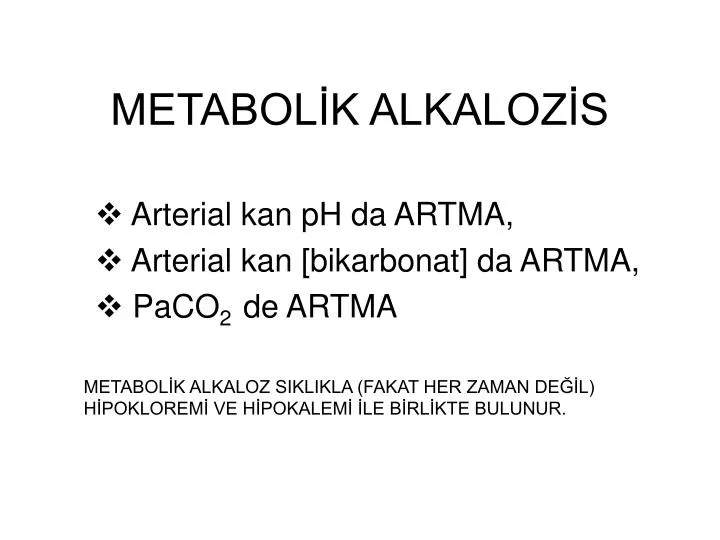 metabol k alkaloz s