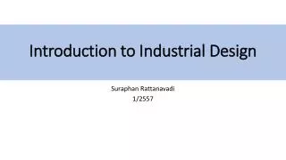 Introduction to Industrial Design