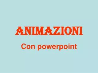 animazioni