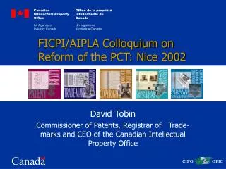 FICPI/AIPLA Colloquium on Reform of the PCT: Nice 2002