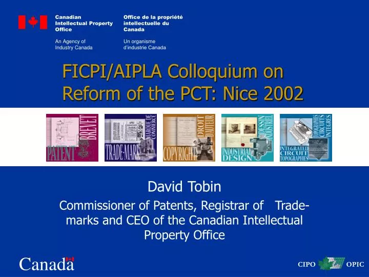 ficpi aipla colloquium on reform of the pct nice 2002