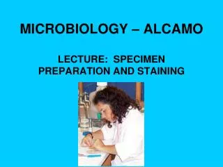 MICROBIOLOGY – ALCAMO