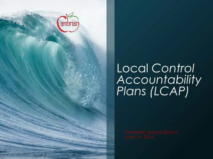 local control accountability plans lcap