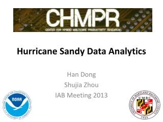 Hurricane Sandy Data Analytics