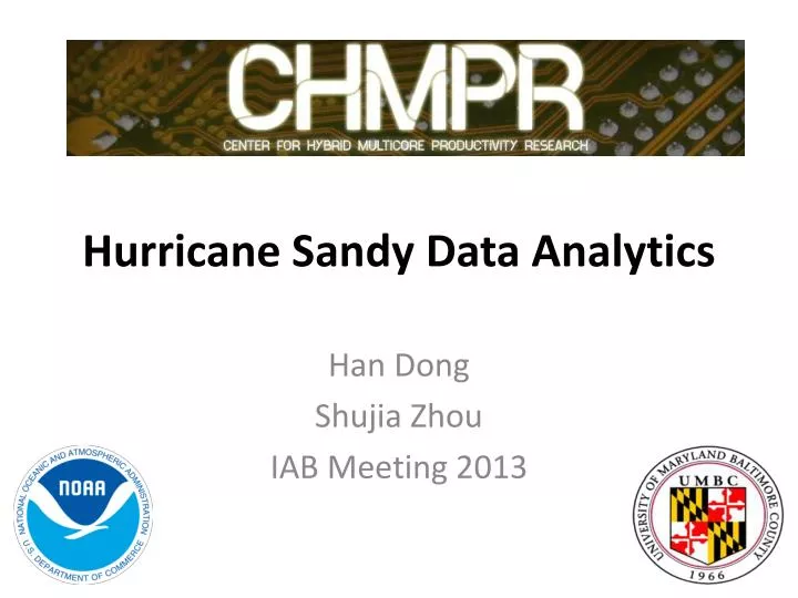 hurricane sandy data analytics
