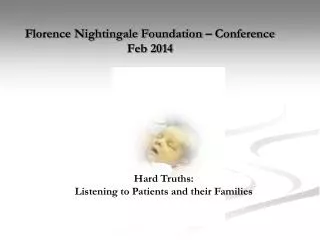 Florence Nightingale Foundation – Conference Feb 2014