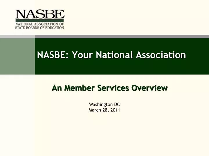 nasbe your national association