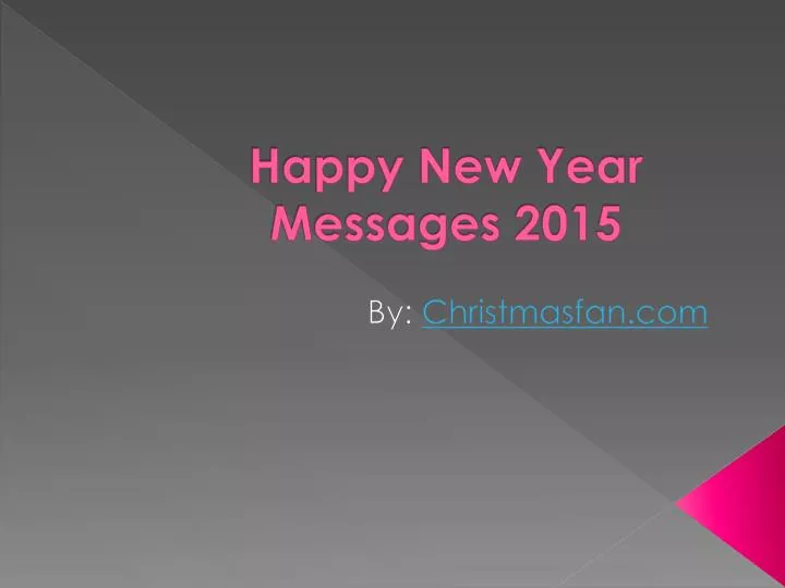 happy new year messages 2015
