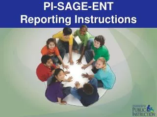 PI-SAGE-ENT Reporting Instructions