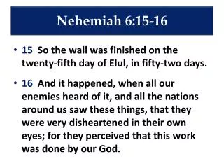 Nehemiah 6:15-16