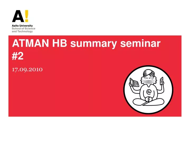 atman hb summary seminar 2