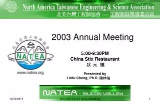 2003 Annual Meeting