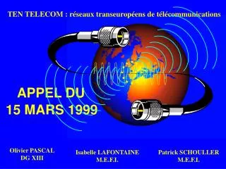 TEN TELECOM : réseaux transeuropéens de télécommunications
