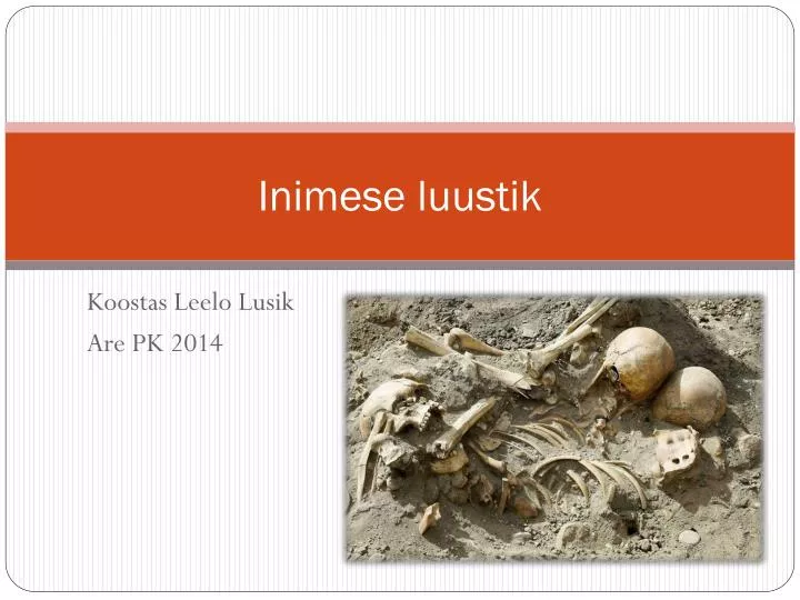 inimese luustik