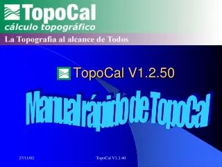 TopoCal V1.2.50