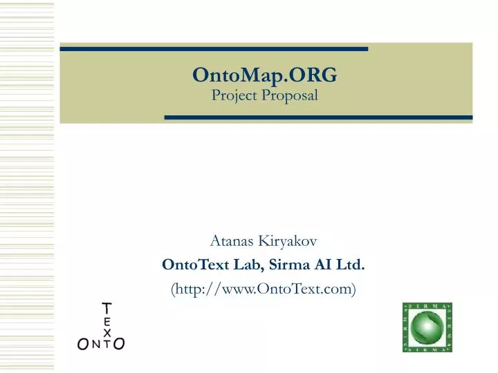 ontomap org project proposal