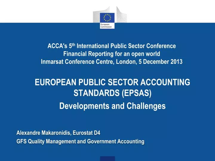 alexandre makaronidis eurostat d4 gfs quality management and government accounting