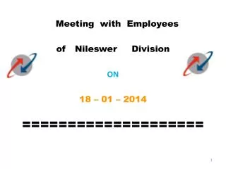 Meeting with Employees of Nileswer Division ON 18 – 01 – 2014 ====================