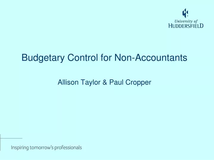 budgetary control for non accountants