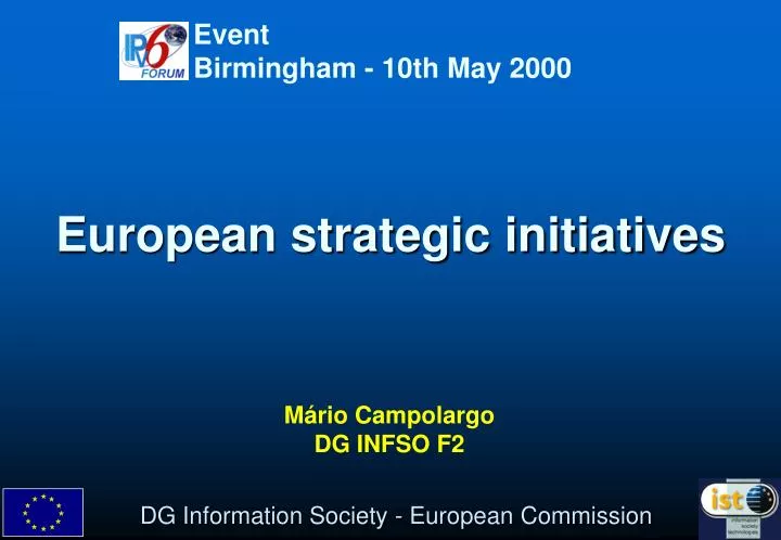 european strategic initiatives