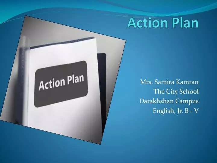 action plan