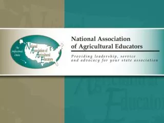 NAAE Membership Procedures for the 2012-2013 Membership Year