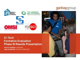 21-Tech Formative Evaluation Phase III Results Presentation