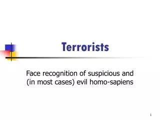 Terrorists