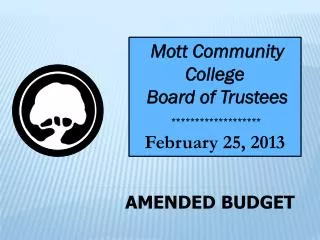 AMENDED BUDGET