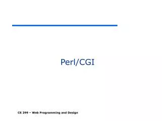 Perl/CGI